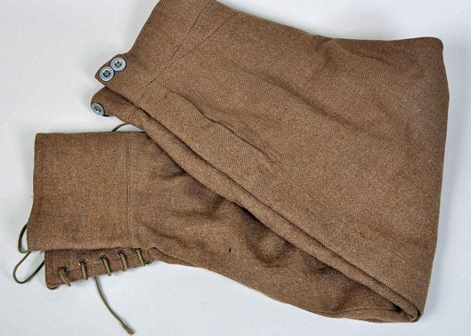 BRITISH WWI ENLISTED MANS BREECHES.