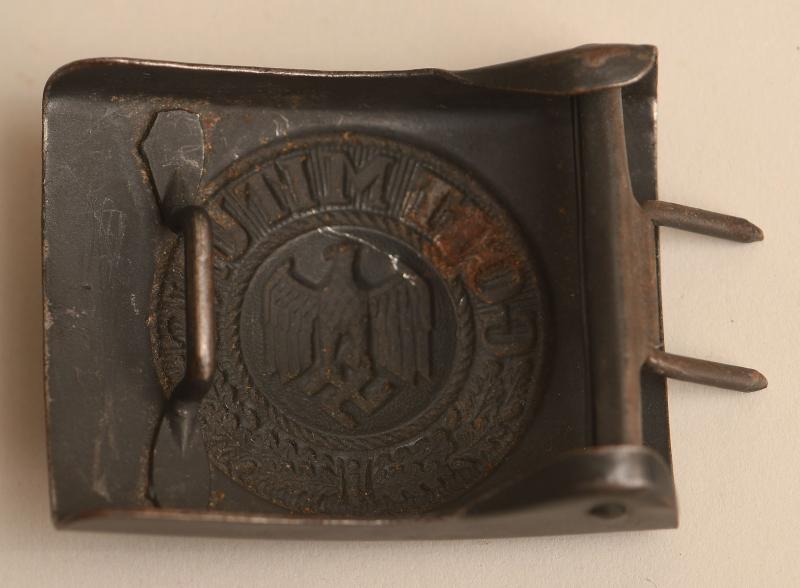 Regimentals GERMAN WWII ARMY ENLISTED MANS BUCKLE IN DARK GREY