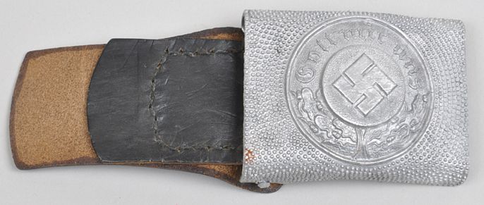 GERMAN THIRD REICH POLICE ENLISTED MANS BELT AND BUCKLE.
