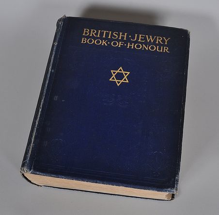 BRITISH WWI JEWRY BOOK ON HONOUR