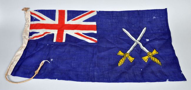 BRITISH POST WAR UNUSUAL FLAG.