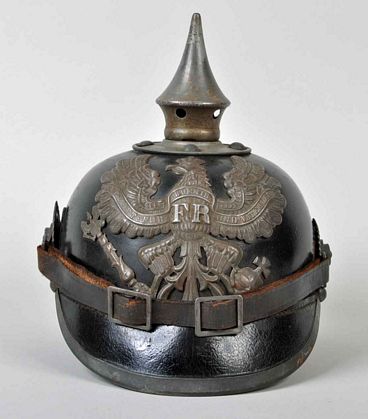 IMPERIAL GERMAN ENLISTED MANS PRUSSIAN PICKELHAUBE.