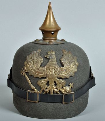 PRUSSIAN ERSATZ ALL FELT ENLISTED MANS HELMET.