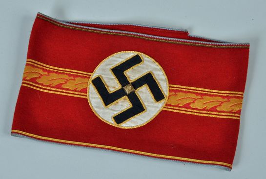 GERMAN WWII NSDAP ORTSGRUPPELEITERS ARMBAND.