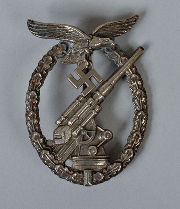 Regimentals | GERMAN WWII LUFTWAFFE FLAK BADGE.