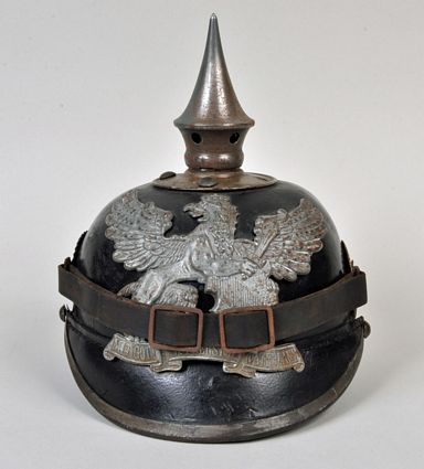 GERMAN WWI BADEN M.15 ENLISTED RANKS PICKELHAUBE.