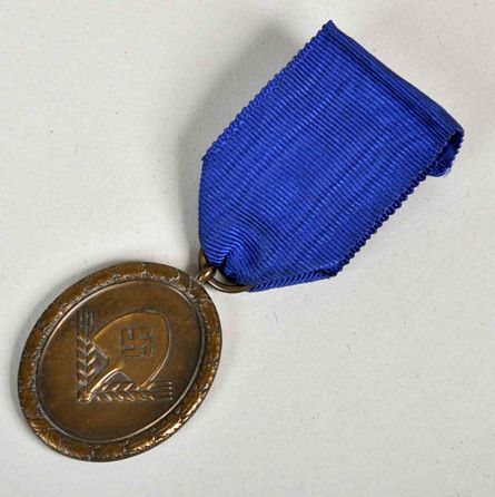 GERMAN WWII RAD 4 YEAR LONG SERVICE MEDAL.