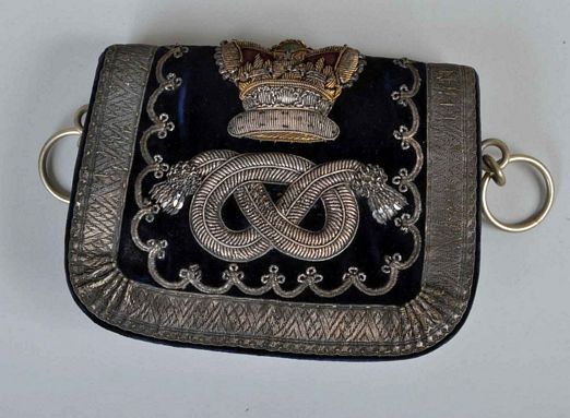 QUEEN'S OWN STAFFORDSHIRE YEOMANRY CAVALRY POUCH.
