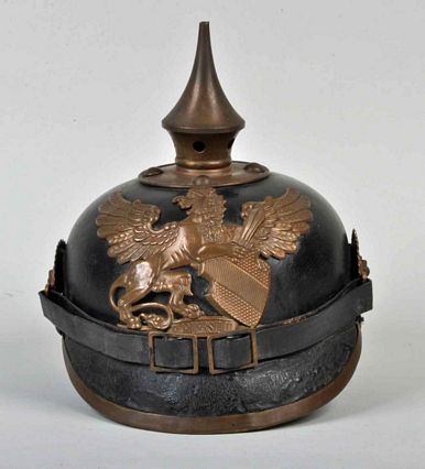 GERMAN WWI BADEN ENLISTED MANS PICKELHAUBE.