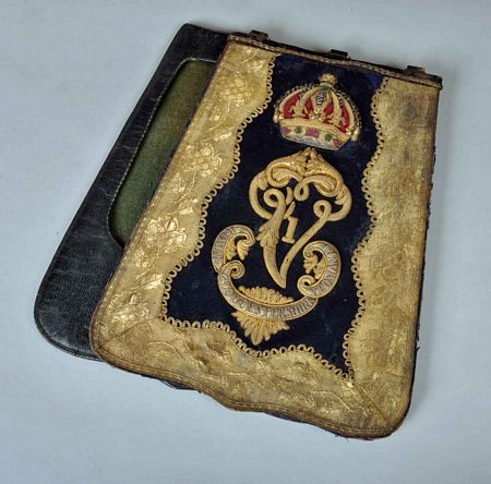 BRITISH VICTORIAN 1st GLOUCESTERSHIRE YEOMANRY HUSSARS OFFICERS SABRETACHE.