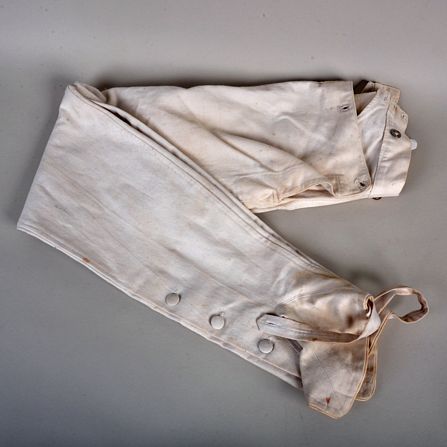 GERMAN WWI IMPERIAL WHITE UNIFORM TROUSERS.