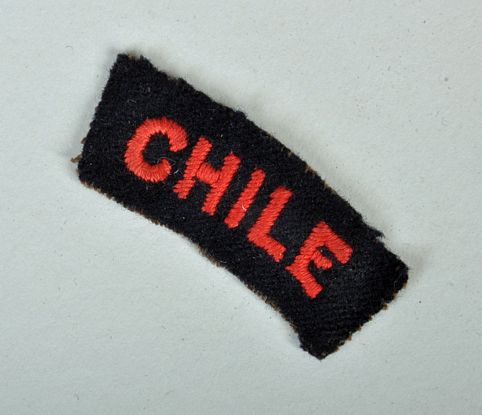BRITISH WWII CHILE VOLUNTEER NATIONALITY TITLE.