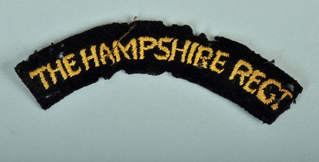 Regimentals British Wwii Hampshire Regiment Shoulder Title