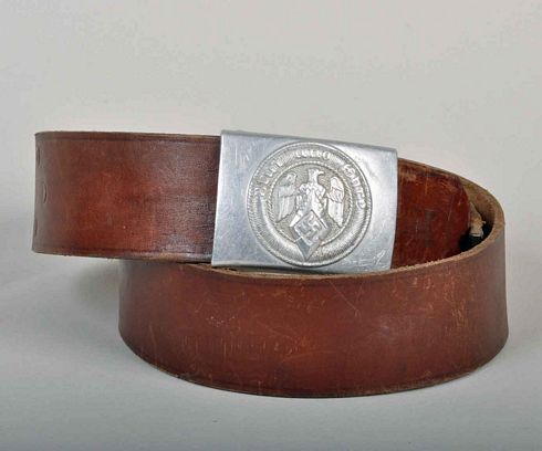 GERMAN WWII HILTER YOUTH BELT AND BUCKLE.