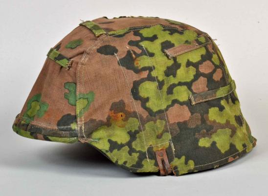 GERMAN WWII SS HELMET COVER.