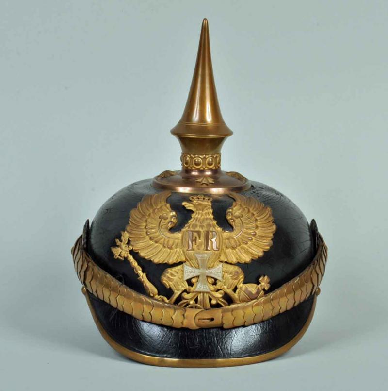 GERMAN WWI PRUSSIAN LANDWEHR OFFICERS PICKELHAUBE.