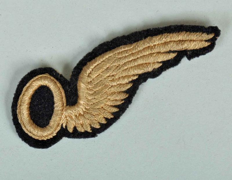 BRITISH WWI ROYAL FLYING CORPS HALF OBSERVER’S WING.