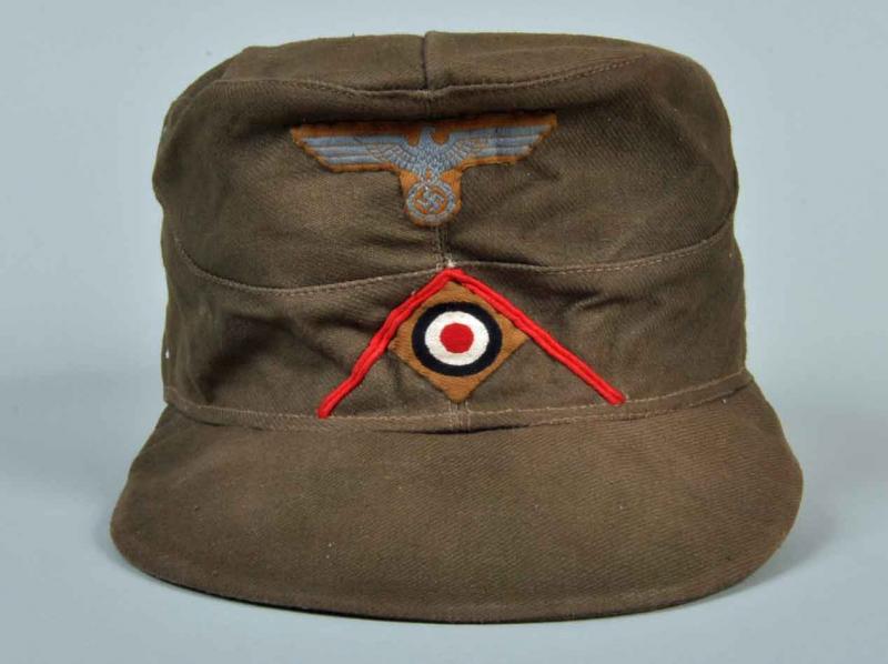 GERMAN WWII AFRIKA KORPS M.40 ARTILLERY CAP.