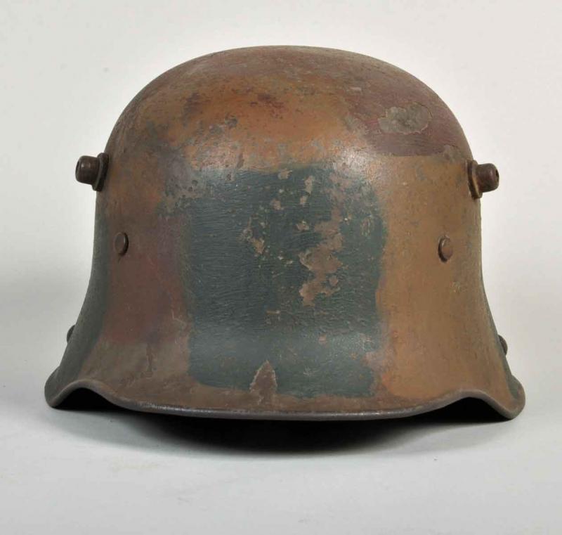 Regimentals | GERMAN WWI CAMOUFLAGE M.17 COMBAT HELMET.