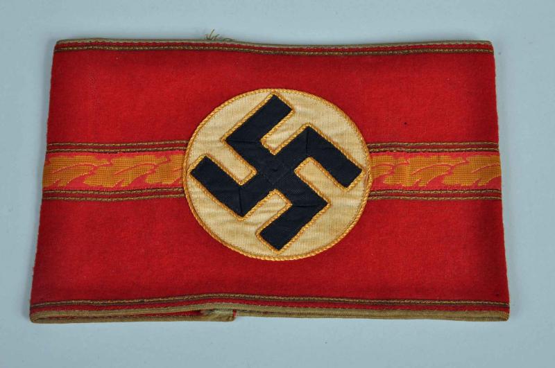 GERMAN WWII NSDAP ORTSGRUPPENLEITER ARMBAND.