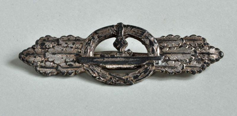 GERMAN WWII SUBMARINE COMBAT CLASP IN SILVER.