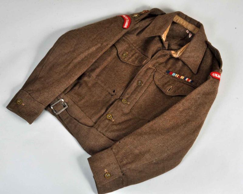 BRITISH WWII COLDSTREAM GUARDS OFFICERS BATTLEDRESS BLOUSE.