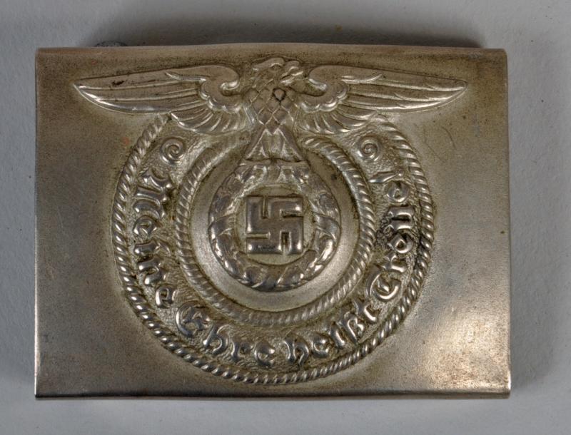 GERMAN WWII ALLGEMEINE SS ENLISTED MANS BELT BUCKLE.