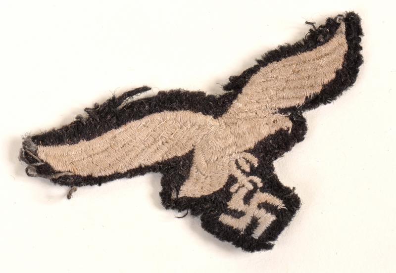 GERMAN WWII LUFTWAFFE HERMANN GORING DIVISION SIDE CAP EAGLE.