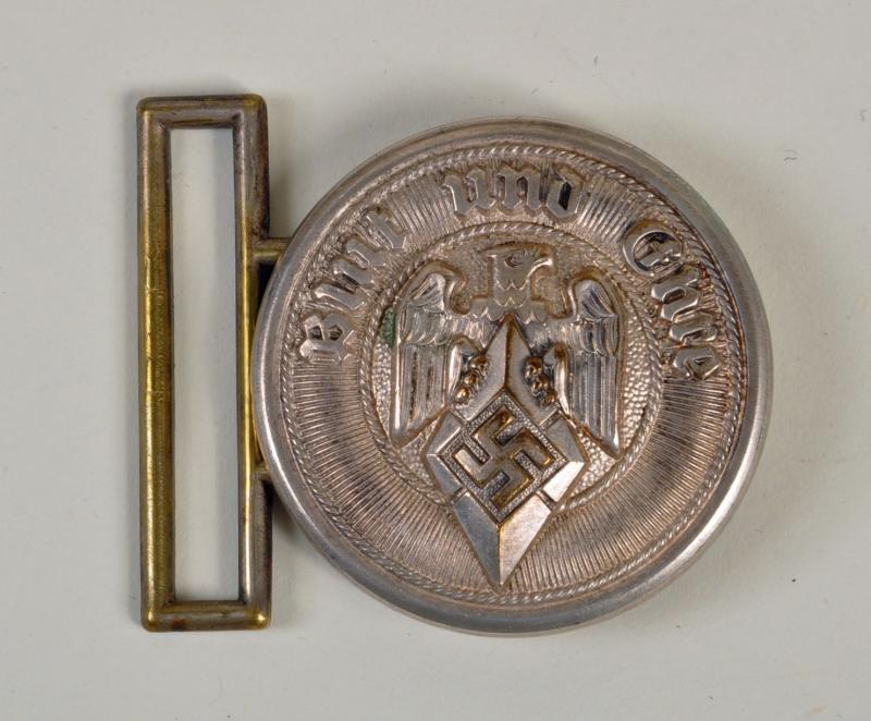 GERMAN WWII HITLER YOUTH LEADERS BELT BUCKLE.