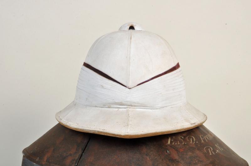 BRITISH WWII ROYAL NAVY D-DAY OFFICERS FOREIGN SERVICE HELMET.