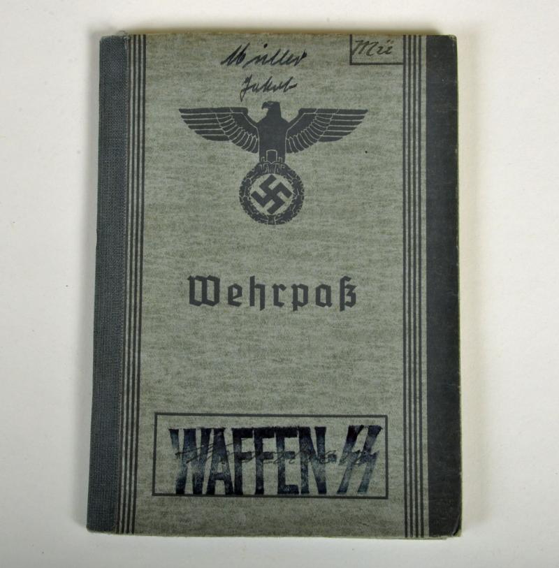 GERMAN WWII WAFFEN SS FLOSSENBURG CONCENTRATION CAMP GUARD WHERPASS.