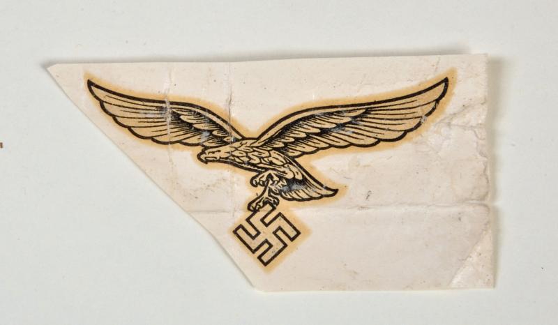 GERMAN WWII LUFTWAFFE M.35/40 HELMET DECALS.