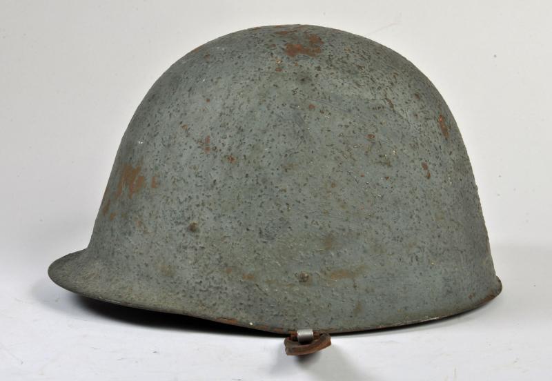 POLISH WWII COMBAT HELMET.