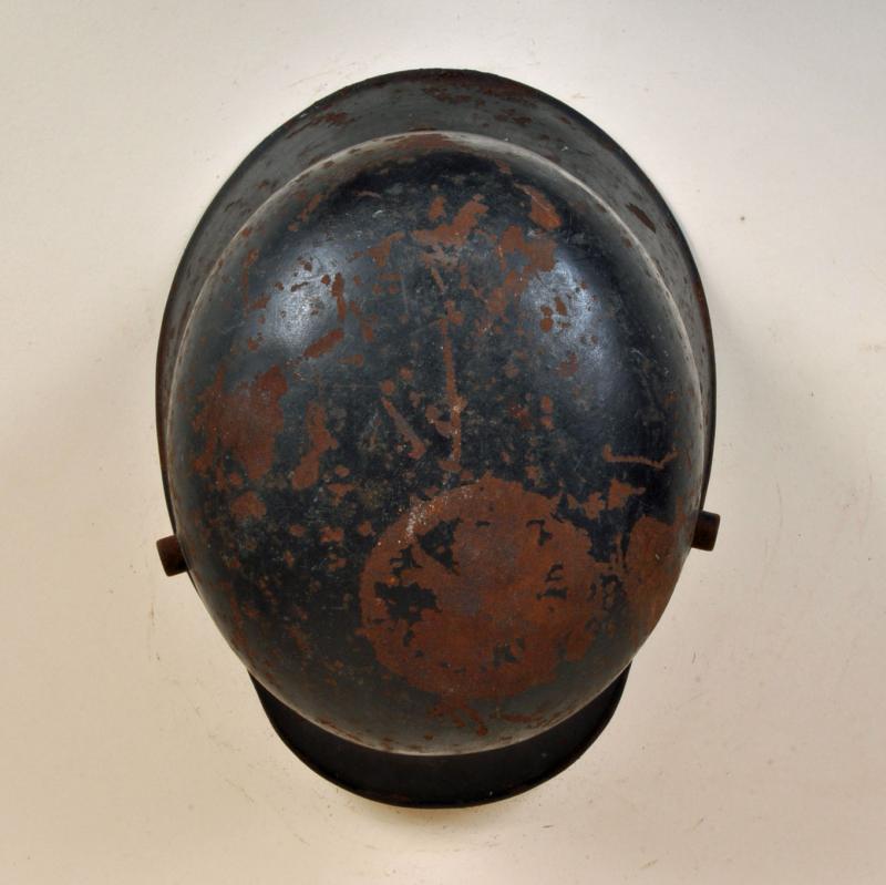 Regimentals | GERMAN WWII DOUBLE DECAL POLICE M.16 HELMET.