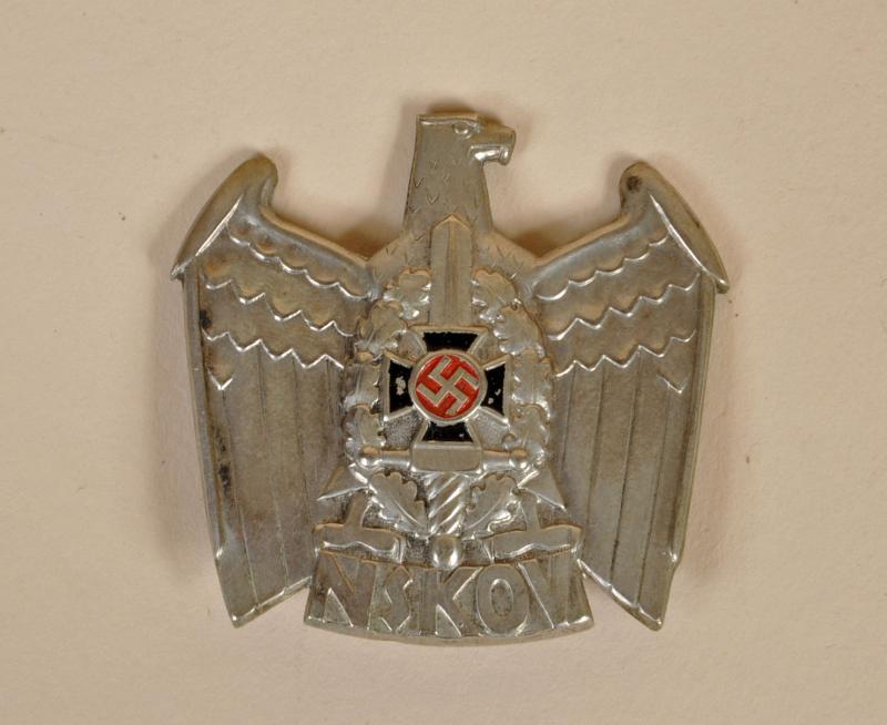 GERMAN WWII NSKOV CAP EAGLE.