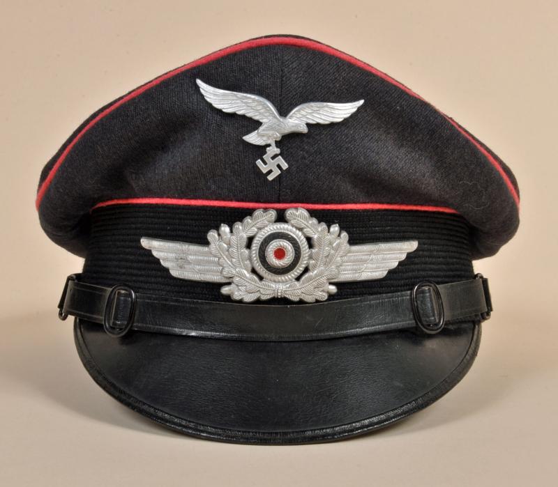 GERMAN WWII LUFTWAFFE AIRFIELD ENGINEERS NCO’S VISOR CAP.