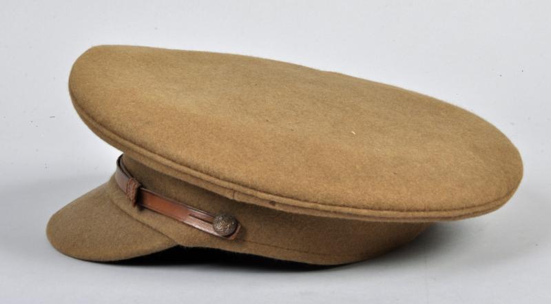 BRITISH WWI ROYAL SUSSEX REGIMENT OFFICERS VISOR CAP.