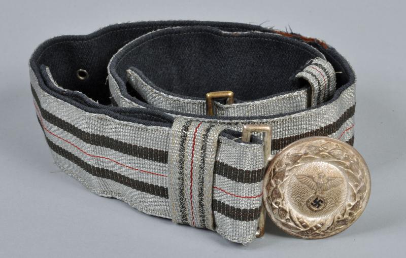 GERMAN WWII RLB BROCADE BELT.