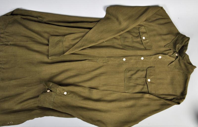 GERMAN WWII ARMY TROPICAL SHIRT.