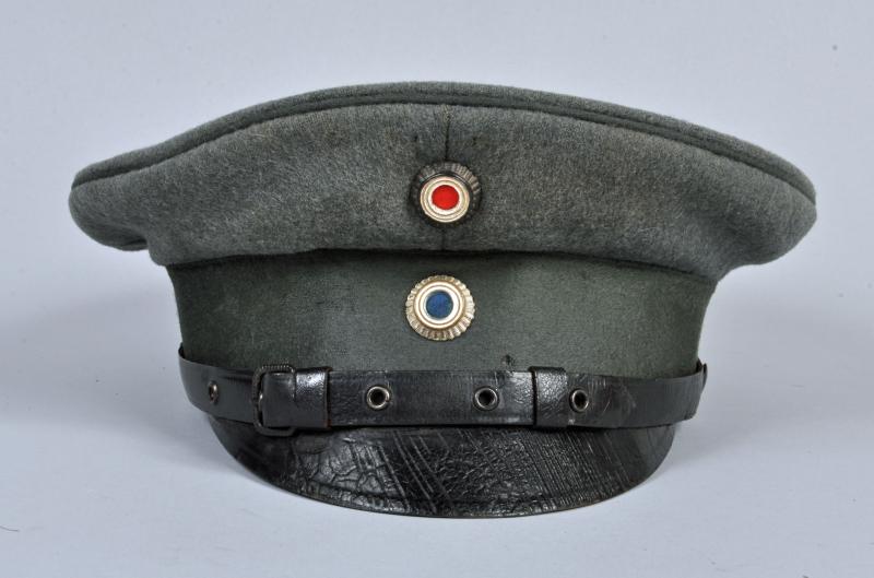 GERMAN WWI BAVARIAN OFFICERS M.17 UNIVERSAL PEAK CAP.