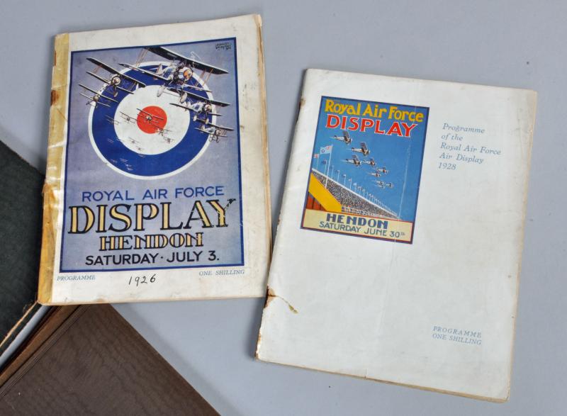 BRITISH WWI EARLY RAF ALBUM AND EPHEMERA.