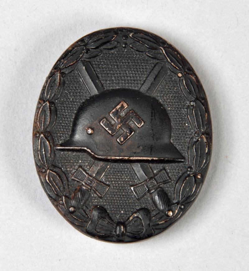 GERMAN WWI WOUND BADGE IN BLACK.