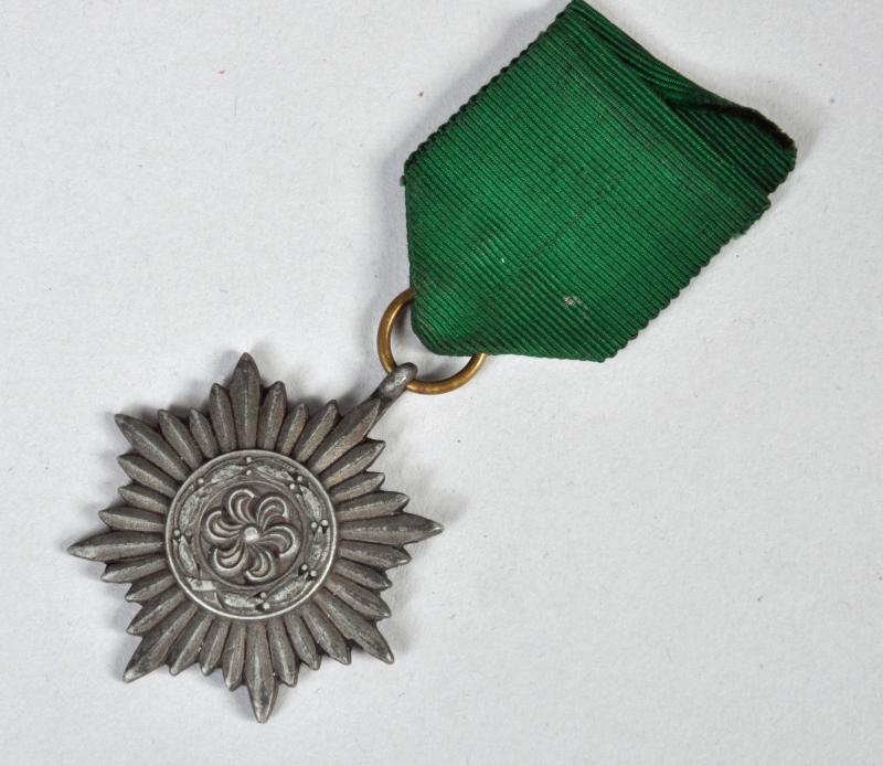 GERMAN WWII EASTERN PEOPLES AWARD 2ND CLASS WITHOUT SWORDS.