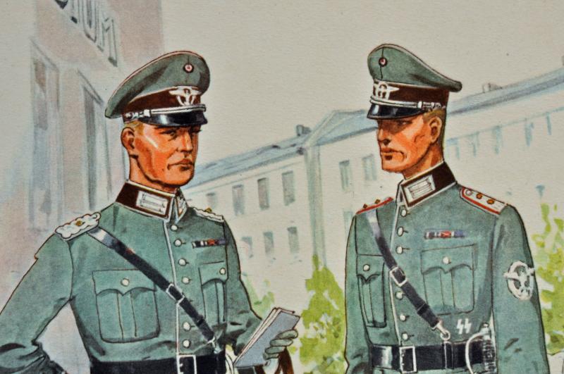 GERMAN WWII ORDNUNGS POLIZEI ARTWORK.