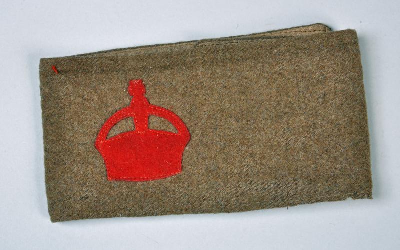 BRITISH WWI DERBY ARMBAND SCHEME.