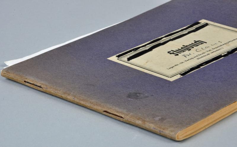 Regimentals | GERMAN WWII LUFTWAFFE LOGBOOK OF AIR GUNNER WITH