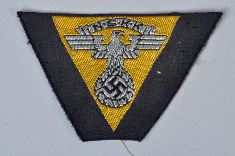 GERMAN WWII NSKK OVERSEAS CAP EAGLE.