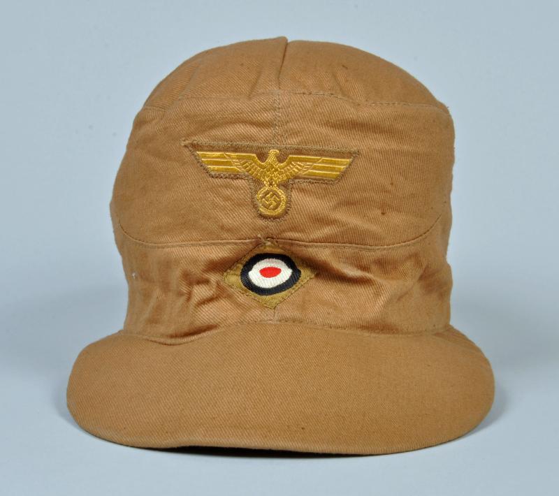 GERMAN WWII KRIEGSMARINE M.41 TROPICAL FIELD CAP.