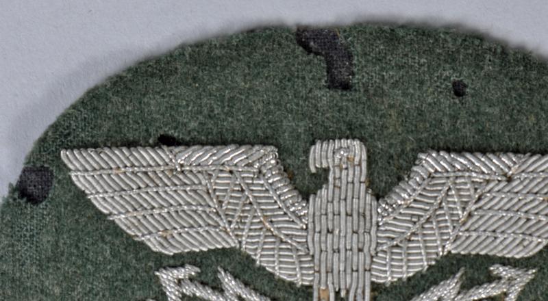 GERMAN WWII POSTSCHUTZ OFFICERS INSIGNIA.