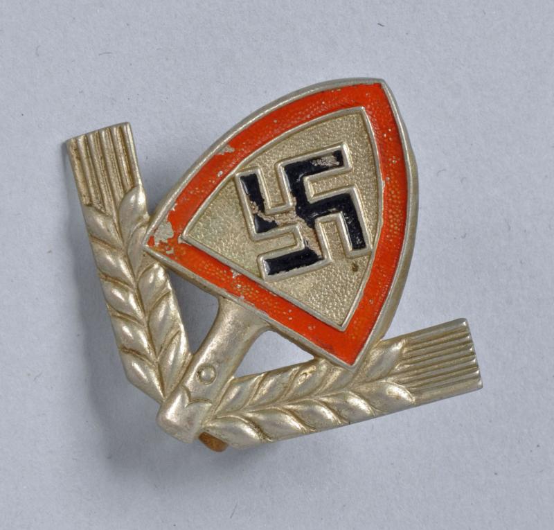 GERMAN WWII RAD ENLISTED RANKS CAP BADGE.